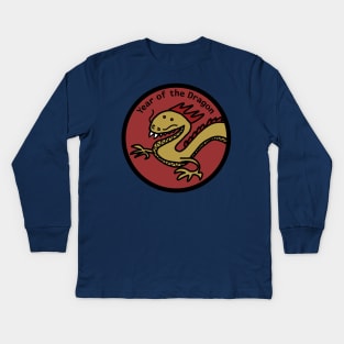 Year of the Dragon Portrait Kids Long Sleeve T-Shirt